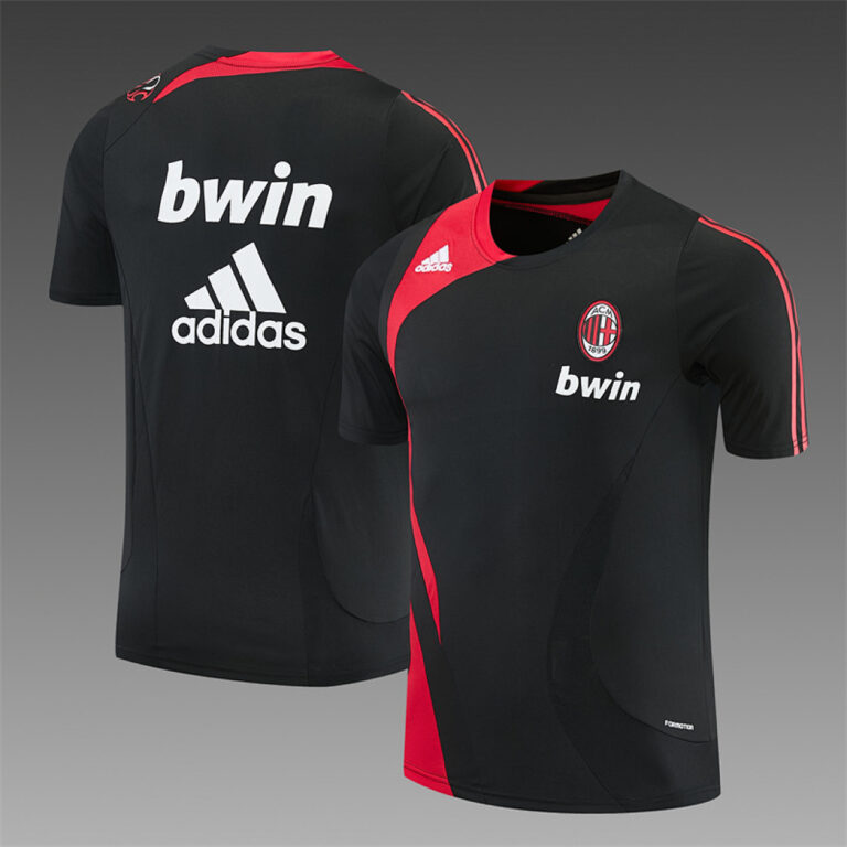 Retro AC Milan 2007/08 Black Training Jersey