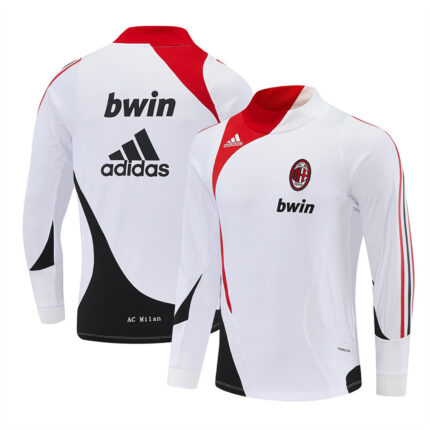 Retro AC Milan 2007/08 White Long Sleeve Training Jersey