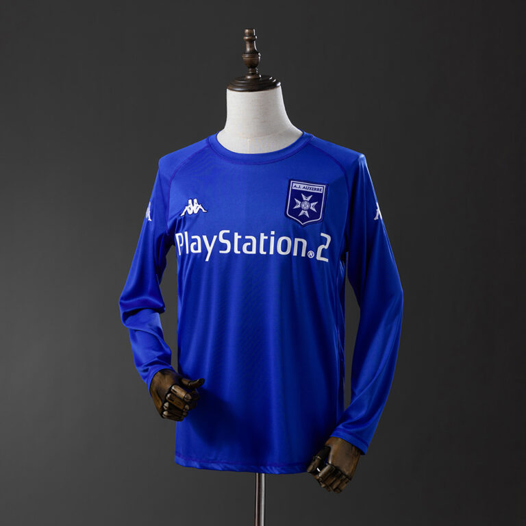 Retro AJ Auxerre 2003/04 Away Long Sleeve Jersey