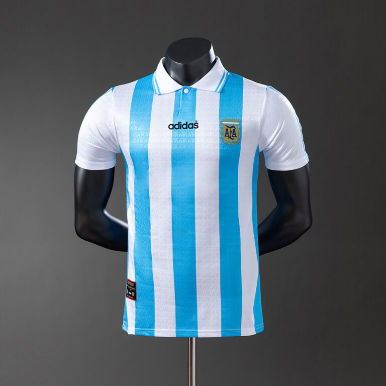 Retro Argentina 1994 World Cup Home Jersey Player Version