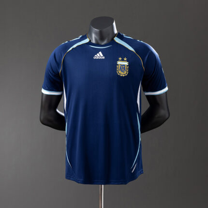 Retro Argentina 2006 World Cup Away World Cup Jersey Player Version