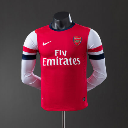 Retro Arsenal 2012/13 Home Long Sleeve Jersey Player Version