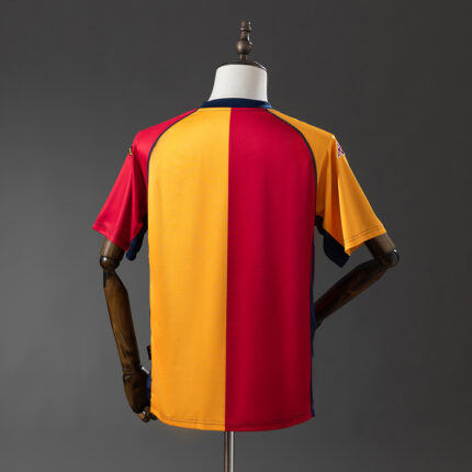 Retro AS Roma 2001/02 Champion Edition Yellow and Red Jersey