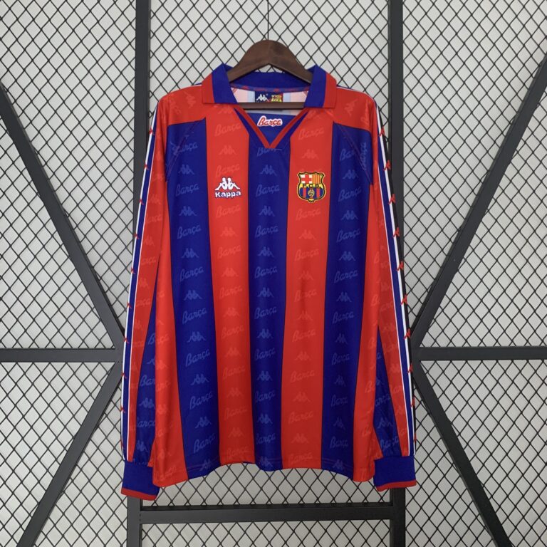 Retro Barcelona 1996/97 Home Long Sleeve Jersey