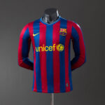 Retro Barcelona 2009/10 Home Long Sleeve Jersey Player Version