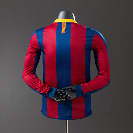 Retro Barcelona 2010/11 Home Long Sleeve Jersey Player Version