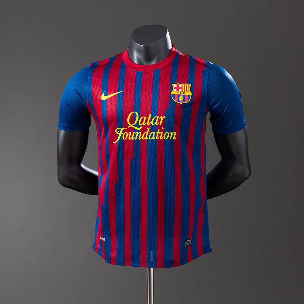 Retro Barcelona 2011/12 Home Jersey Player Version Retro Barcelona 2011/12 Home Jersey Player Version