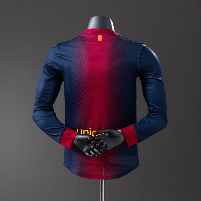 Retro Barcelona 2012/13 Home Long Sleeve Jersey Player Version
