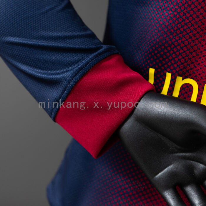 Retro Barcelona 2012/13 Home Long Sleeve Jersey Player Version