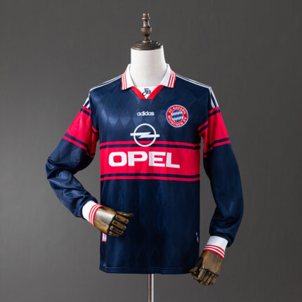 Retro Bayern Munich 1997/98 Home Long Sleeve Jersey