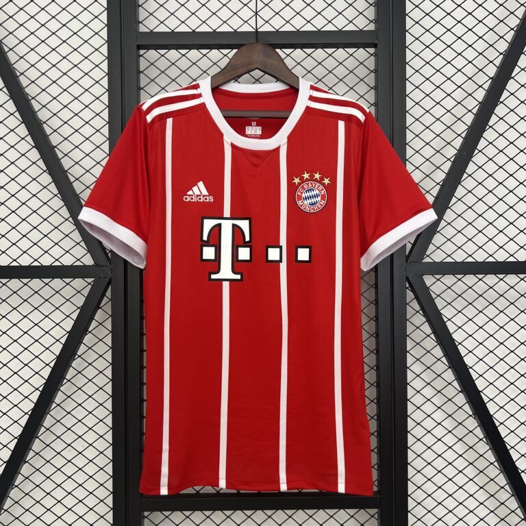 Retro Bayern Munich 2017/18 Home red Jersey