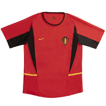 Retro Belgium 2002 World Cup Home Jersey