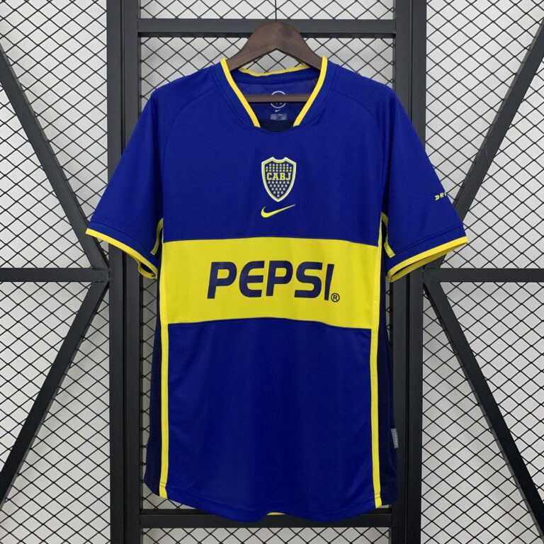 Retro Boca Juniors 2002/03 Home Jersey