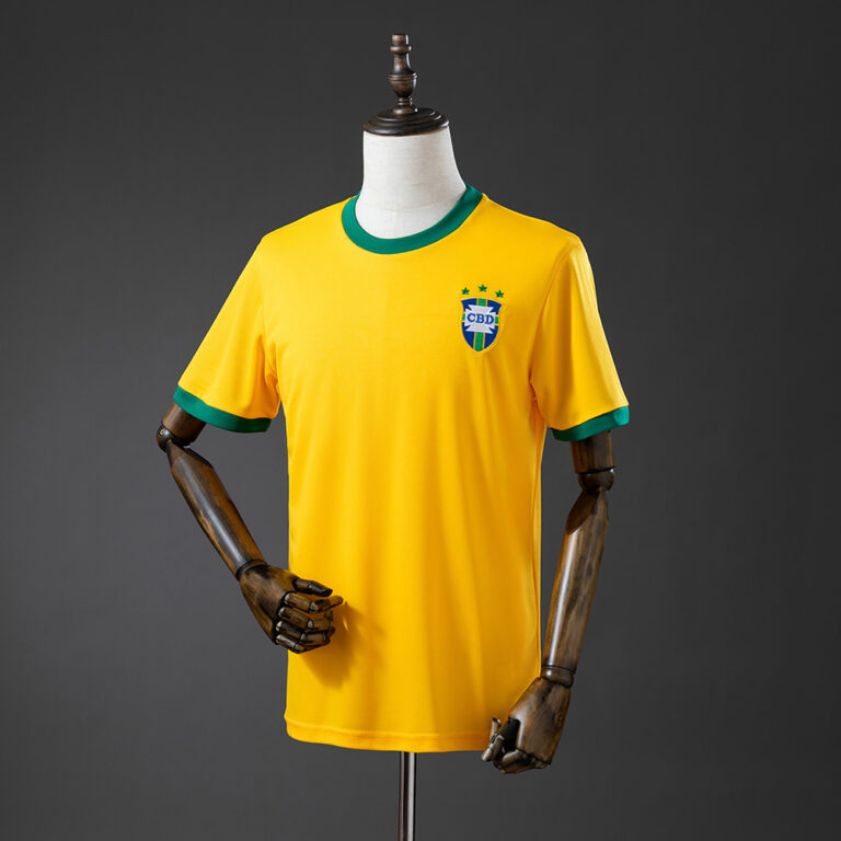 Retro Brazil 1971 Home Jersey