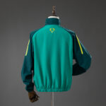 Retro Brazil 2010 World Cup Windbreaker – Green Jacket