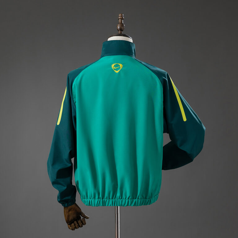 Retro Brazil 2010 World Cup Windbreaker – Green Jacket