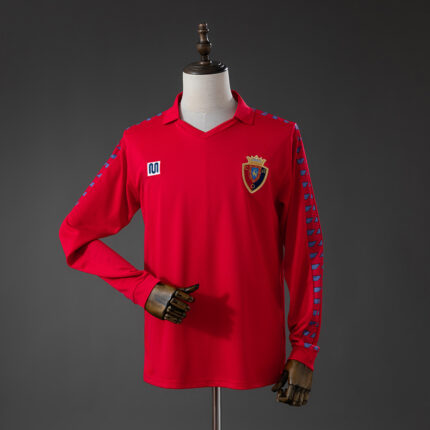 Retro CA Osasuna 1983 Home Long Sleeve Jersey