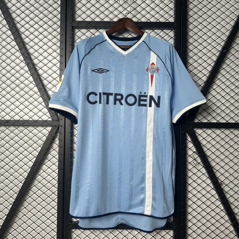 Retro Cadiz 2001/02 Home Celta Vigo blue Jersey