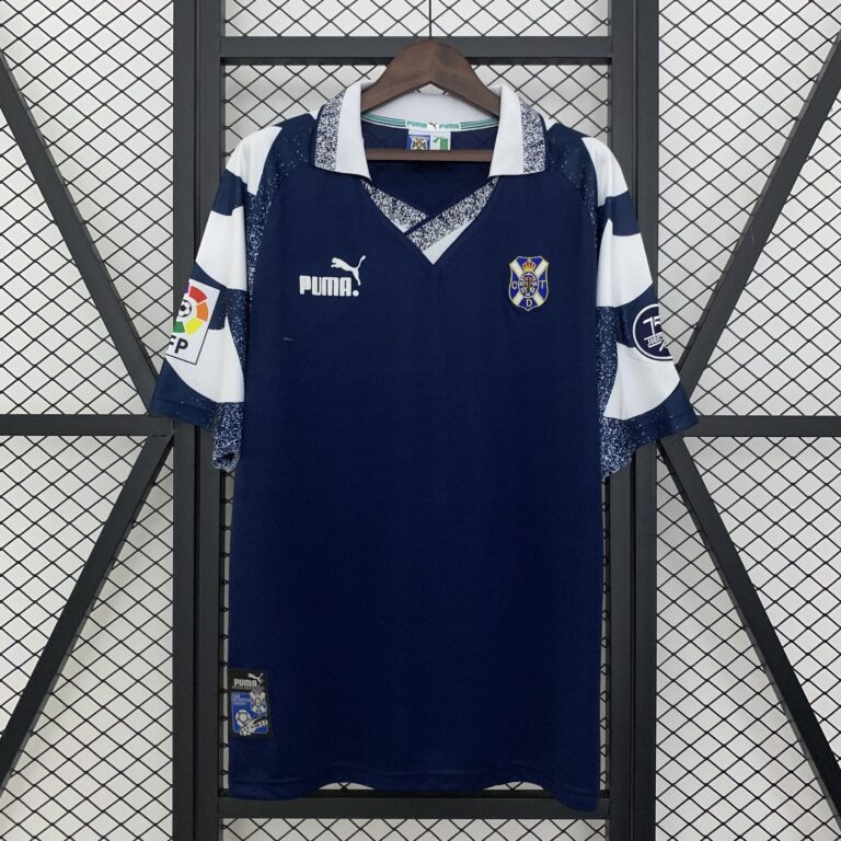 Retro CD Tenerife Away 75th Anniversary blue Jersey