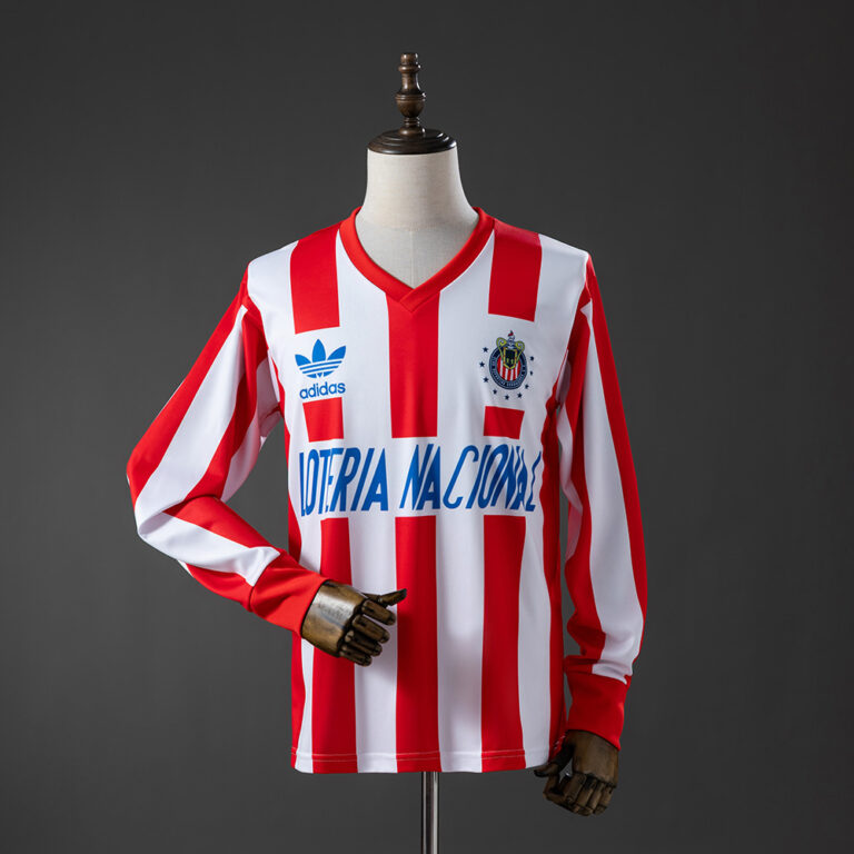 Retro Club Chivas 1991/92 Home Guadalajara Long Sleeve Jersey