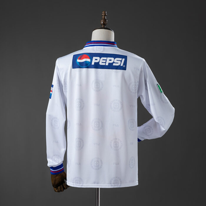 Retro Cruz Azul 1998 Away Long Sleeve Jersey