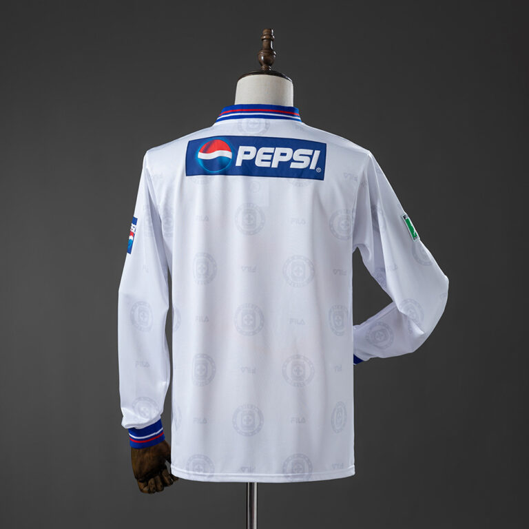 Retro Cruz Azul 1998 Away Long Sleeve Jersey