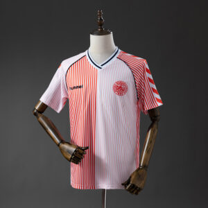 Retro Denmark 1986 World Cup Away Jersey