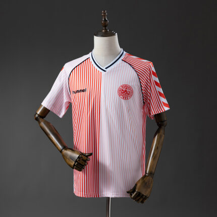 Retro Denmark 1986 World Cup Away Jersey