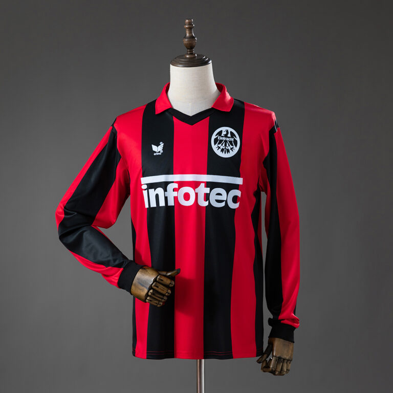 Retro Eintracht Frankfurt 1983/84 Home Long Sleeve Jersey