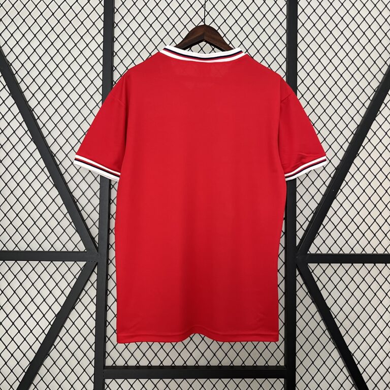 Retro England 1982 World Cup Away Red Jersey