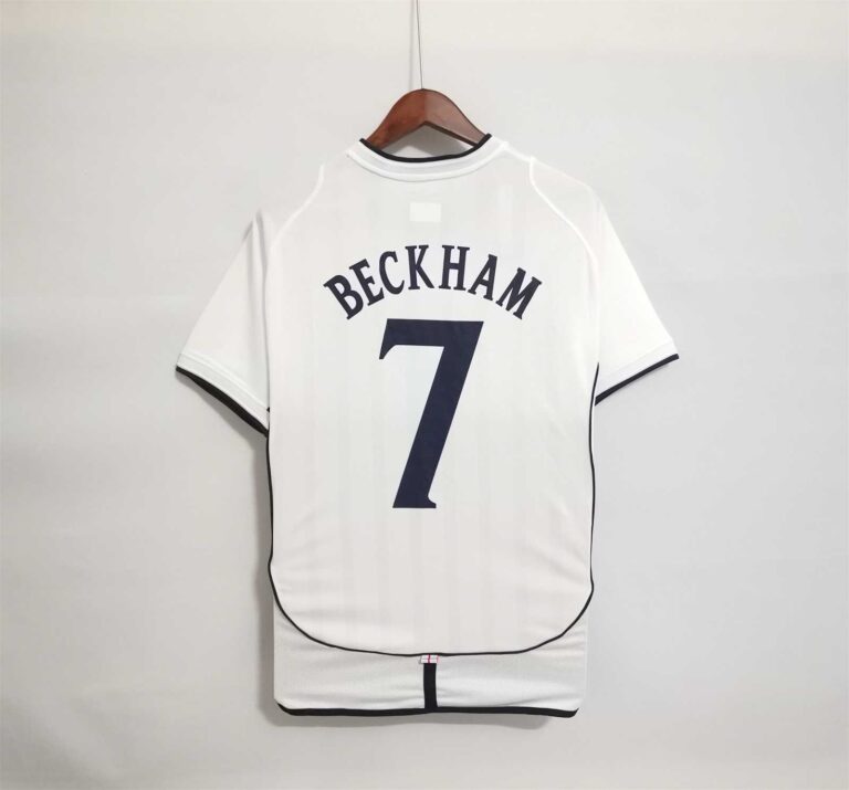Retro England 2002 World Cup Home World Cup white Jersey