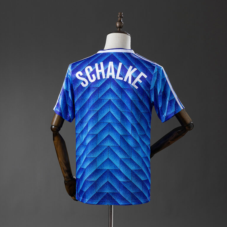 Retro FC Schalke 04 1988/89 Home 04 Jersey