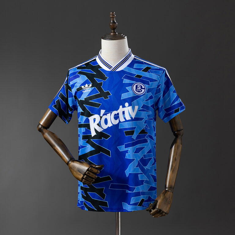 Retro FC Schalke 04 1992/93 Home 04 Jersey