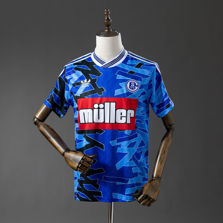 Retro FC Schalke 04 1993/94 Home 04 Jersey