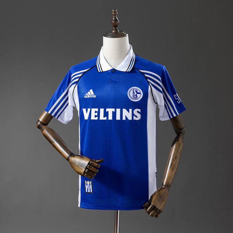 Retro FC Schalke 04 1998/00 Home 04 Jersey