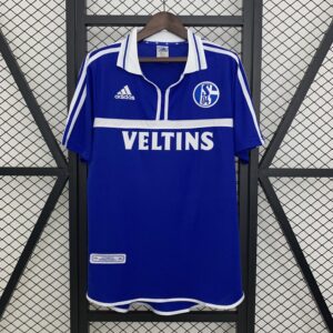 Retro FC Schalke 04 2001/02 Home 04 blue Jersey