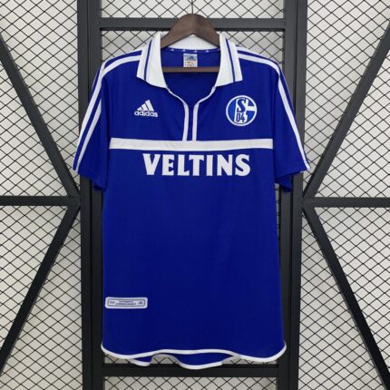 Retro FC Schalke 04 2001/02 Home 04 blue Jersey