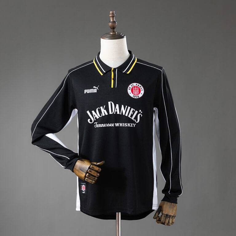 Retro FC St. Pauli 1999/00 Away St. Long Sleeve Jersey