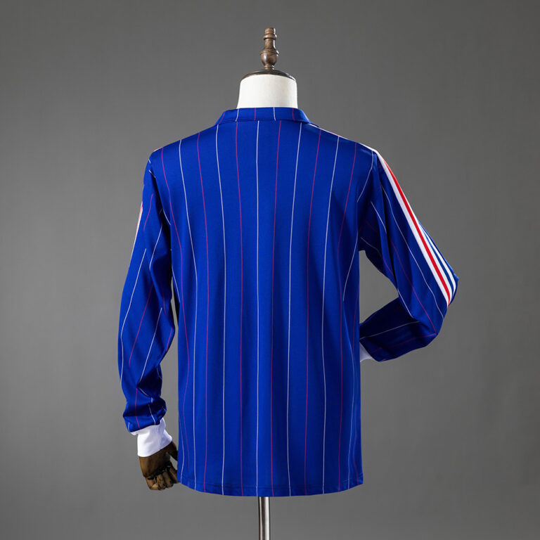 Retro France 1980 Home Long Sleeve Jersey