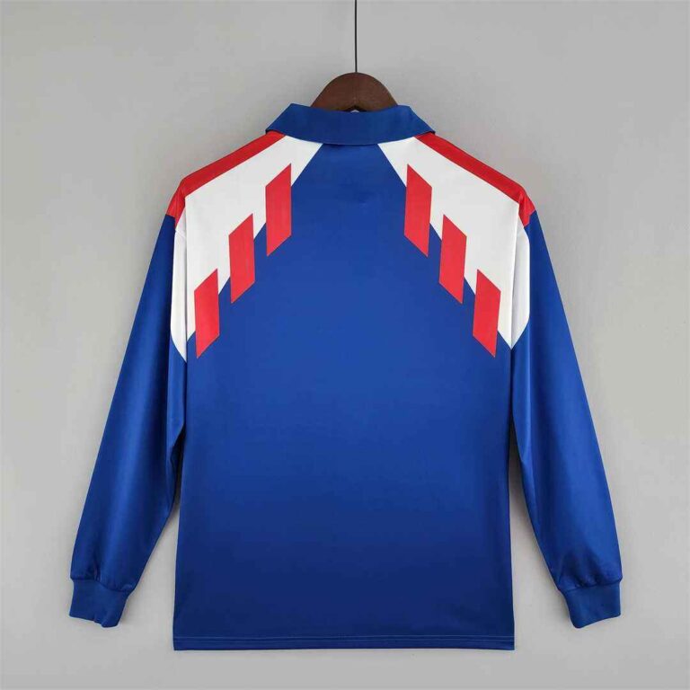 Retro France 1988 Home Long Sleeve Jersey
