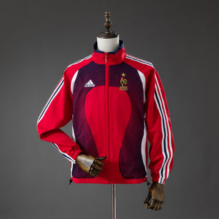 Retro France 2006 World Cup Windbreaker – Red Jacket