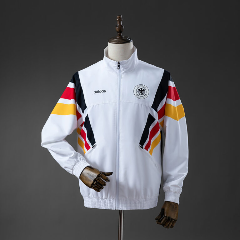 Retro Germany 1996 Windbreaker White Jacket