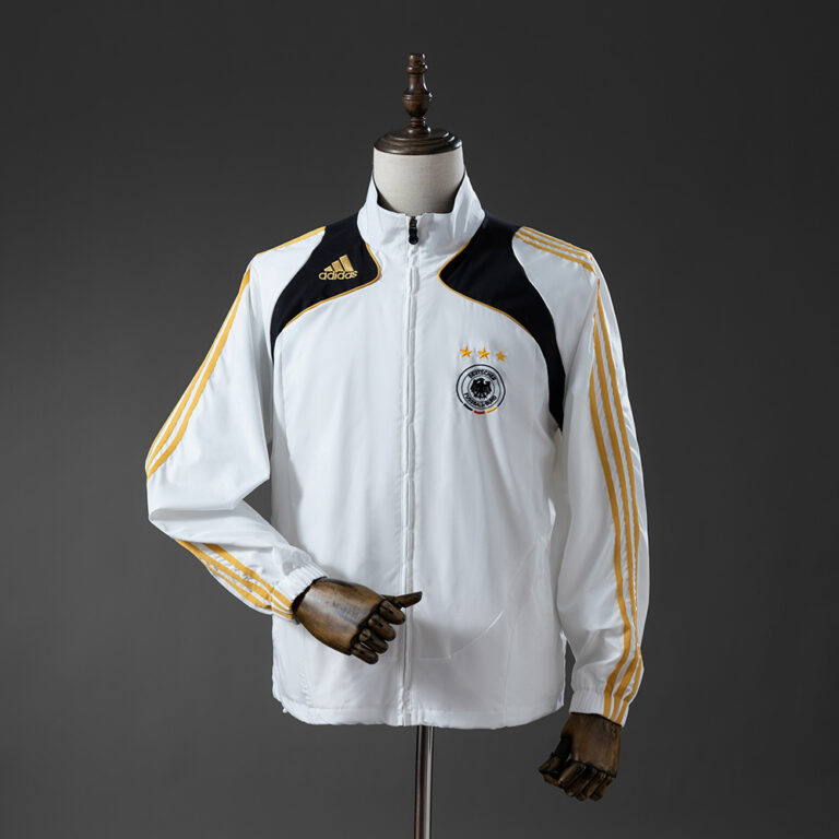 Retro Germany 2008 Windbreaker White Jacket