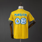 Retro Girona 2008 West Ham United Yellow Iron Maiden Jersey