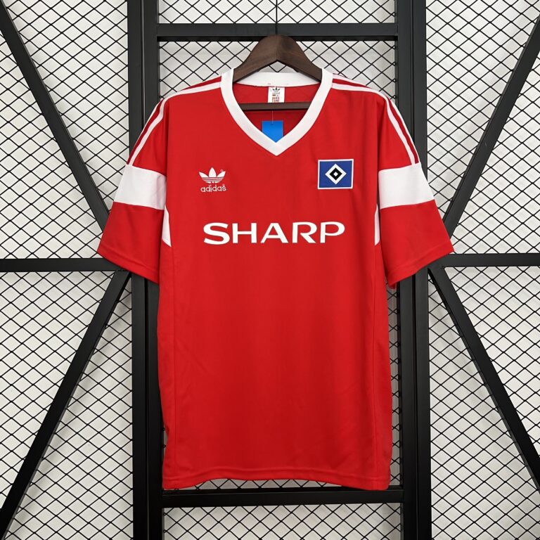 Retro Hamburger SV 1988/89 Red Jersey