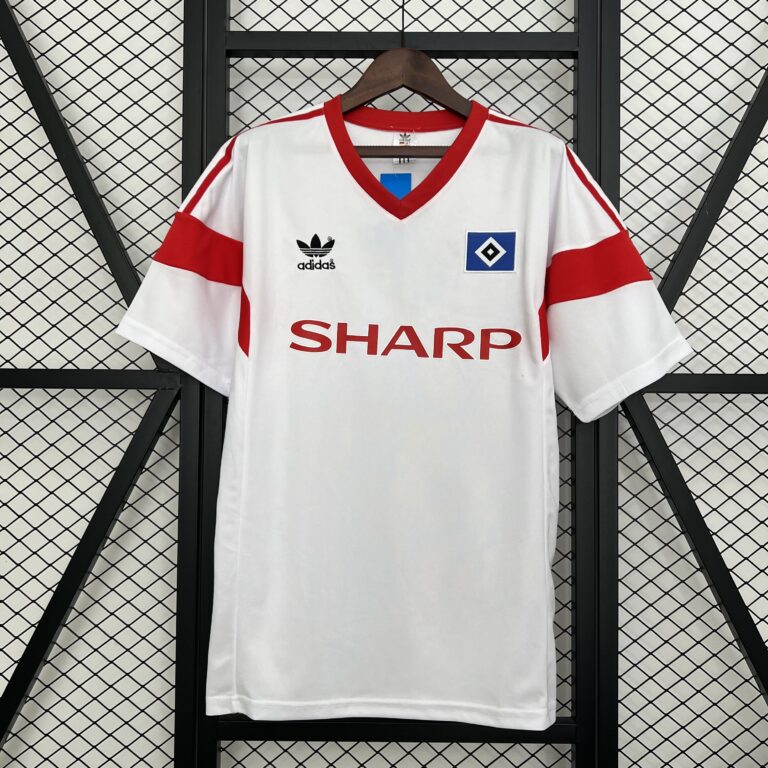 Retro Hamburger SV 1988/89 White Jersey