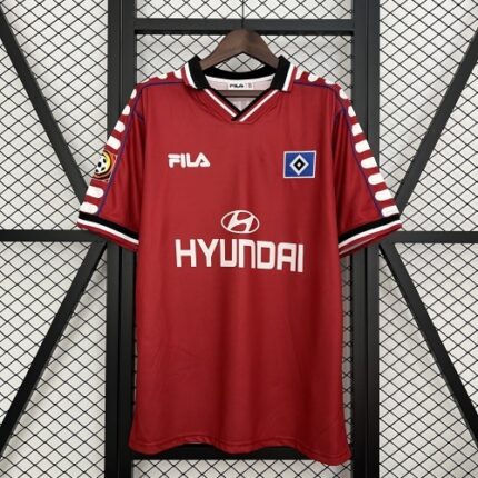 Retro Hamburger SV 2000/01 Red Jersey