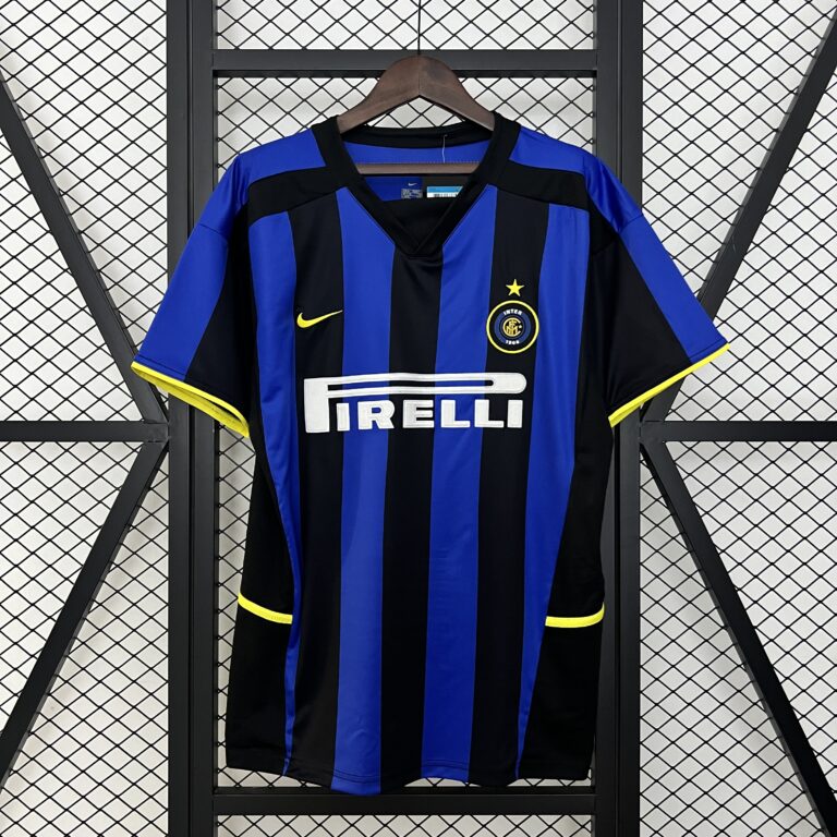 Retro Inter Milan 2002/03 Home blue Jersey