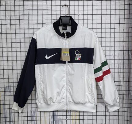 Retro Italy 1996 Windbreaker White Jacket