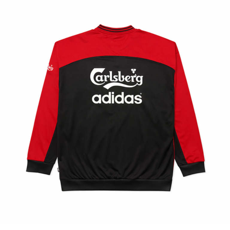 Retro Liverpool 1993 Red Black Crew Hoodie